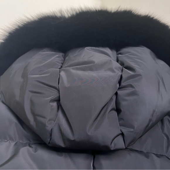 NICOLE BENISTI Series Nakiska Leather Trim Puffer Down Coat - S - Picture 6 of 13